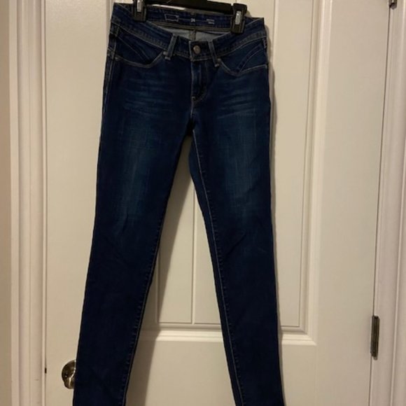 Levi's Mid Rise Skinny Jeans Size 24 - Picture 3 of 5